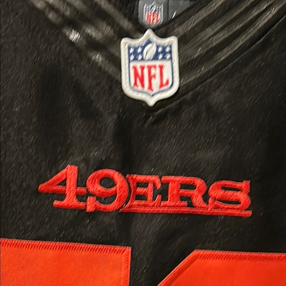 49ers NFL On Field San Francisco REUBEN FOSTER #56 Black & Red Jersey - Picture 5 of 8